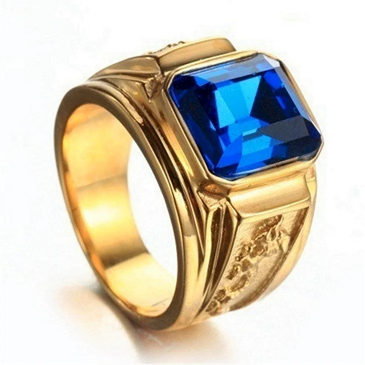 Перстень Sapphire Ring for men
