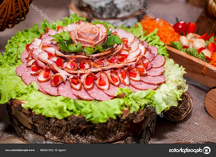 Праздничное украшение блюд