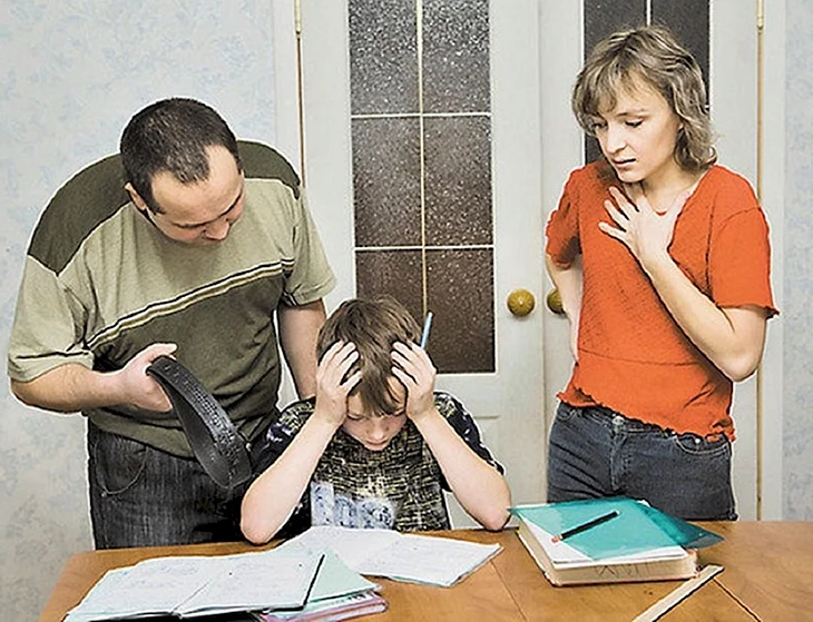 Родители наказывают Ре