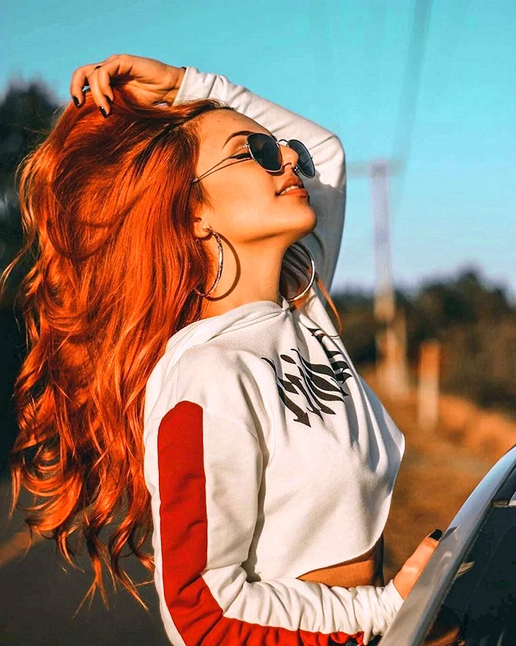 Рыжая на аву
