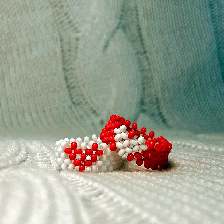 Сердце из бисера