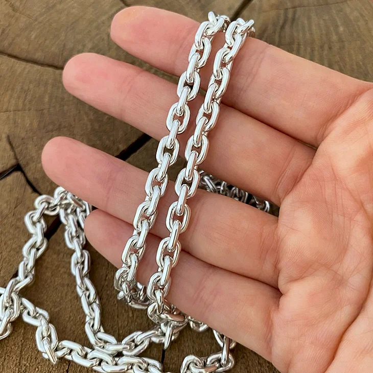 Серебряная Якорная цепь арт оф Сильвер