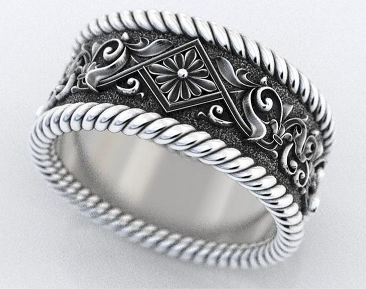 Серебряное кольцо 