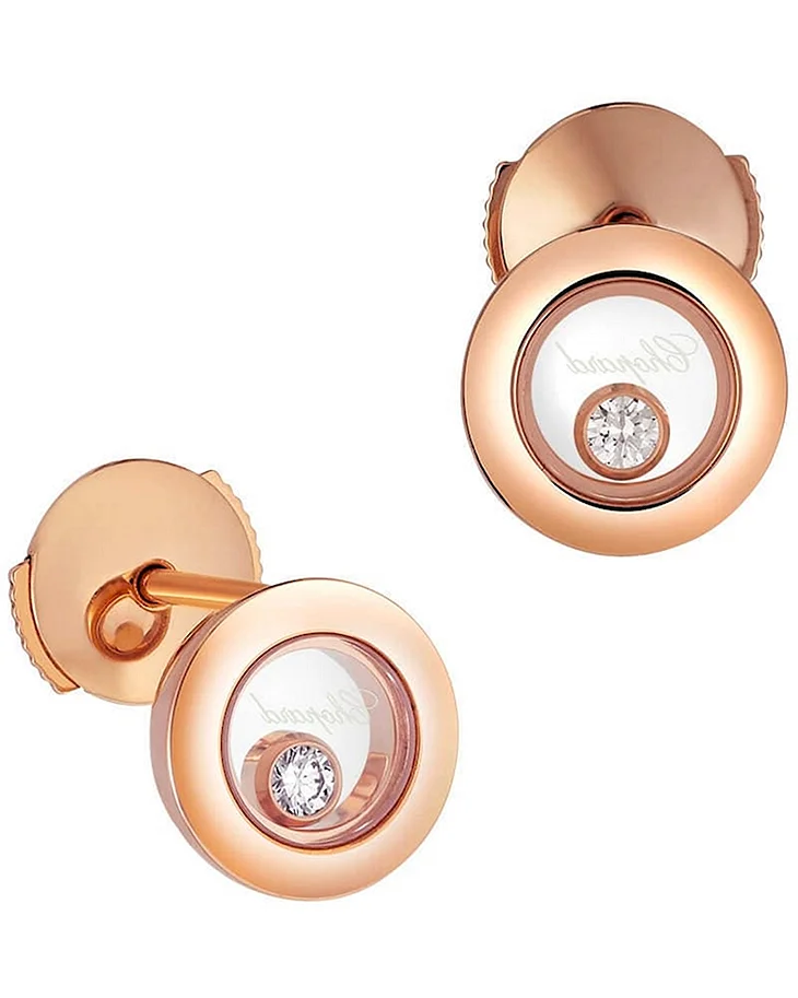 Сережки Chopard Happy Diamonds