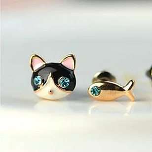 Сережки котики