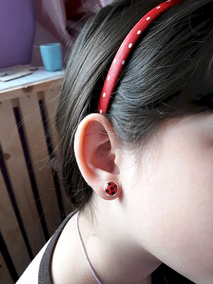 Серёжки леди баг