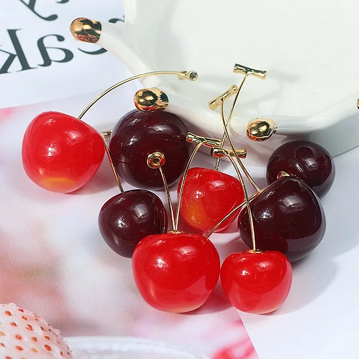 Сережки Вишенки с АЛИЭКСПРЕСС