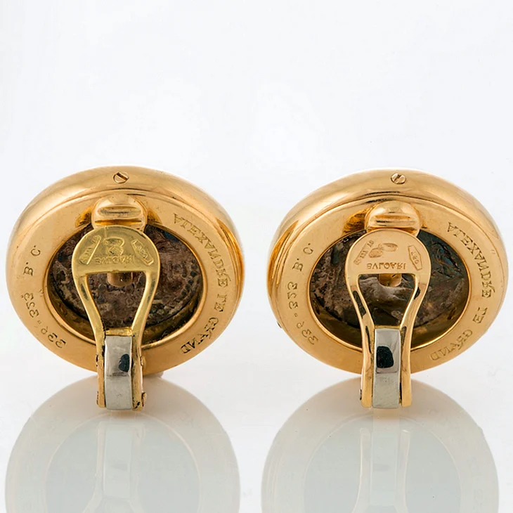 Серьги Bvlgari monete Antiche