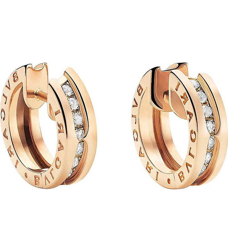 Серьги Bvlgari small 