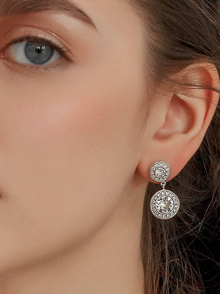 Серьги джекеты Latisha Swarovski