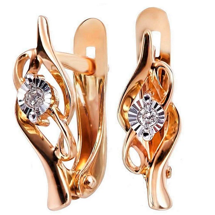 Серьги Голд 585 т132028605
