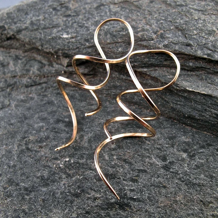 Серьги Gold Spiral