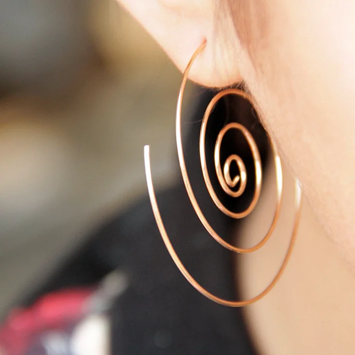 Серьги Gold Spiral