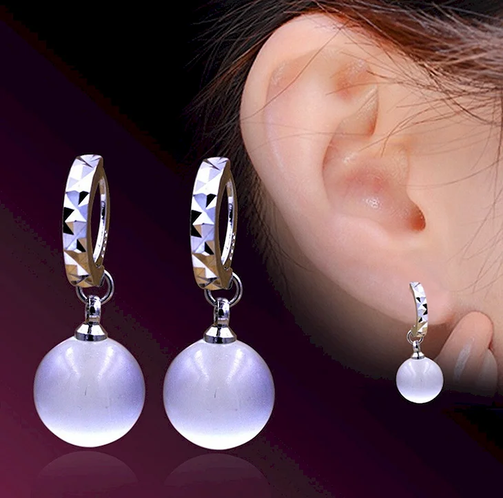 Серьги Южная Корея