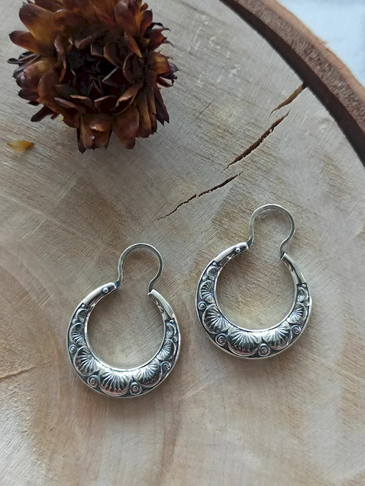 Серьги калачи