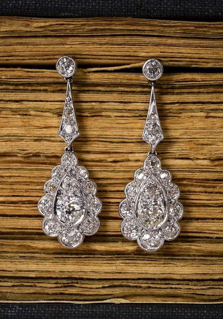 Серьги капли Edwardian