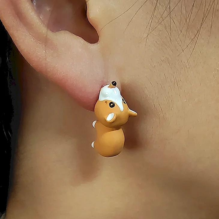 Серьги корги