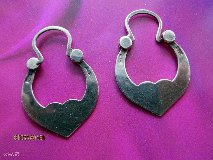Серьги корона цыганские