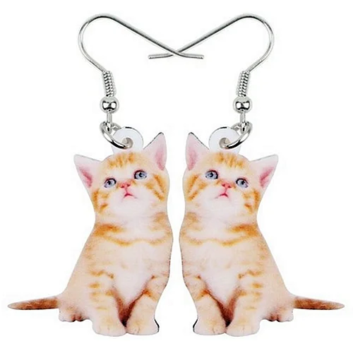 Серьги кошки