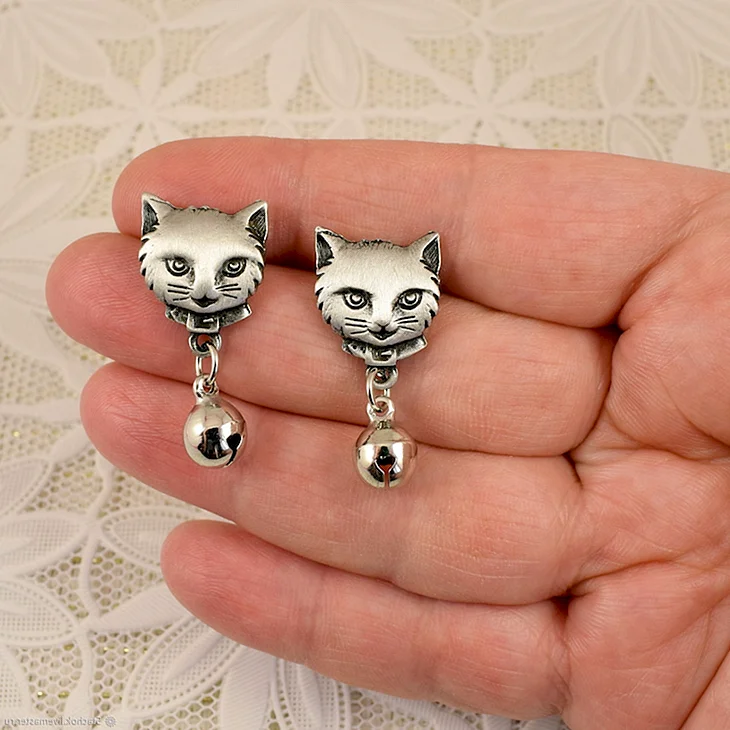 Серьги котики