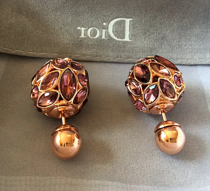 Серьги пусеты Dior Tribal