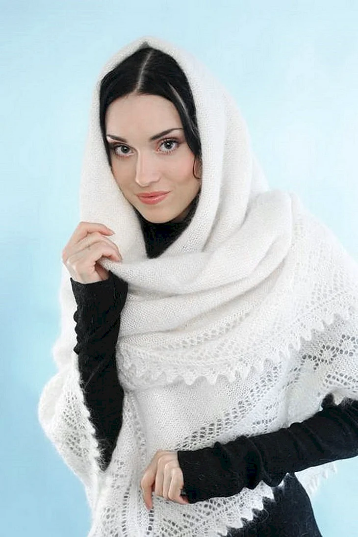 Шаль на голову