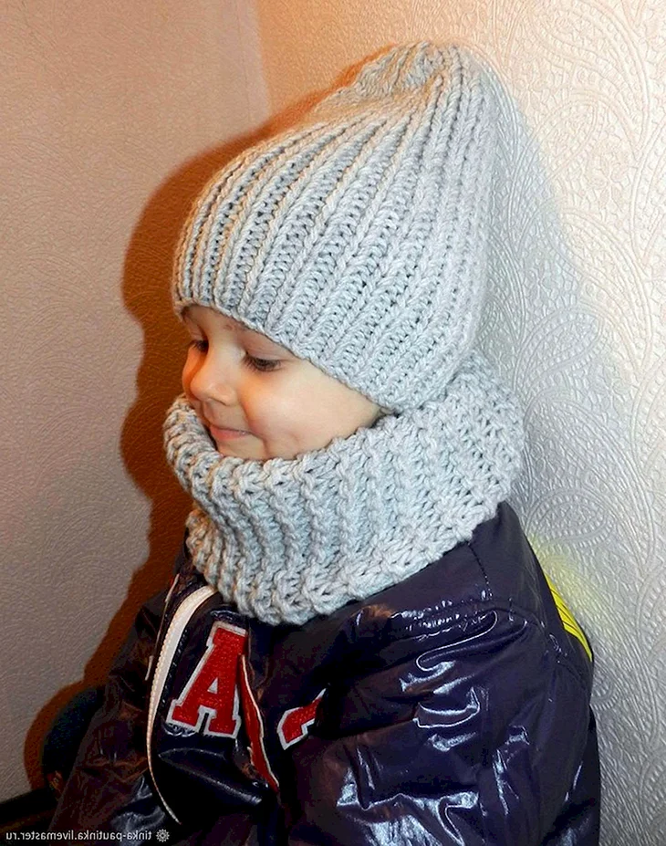 Шапка и снуд для мальчика