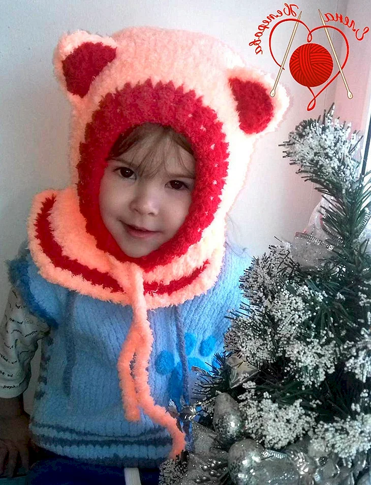 Шапка из плюша