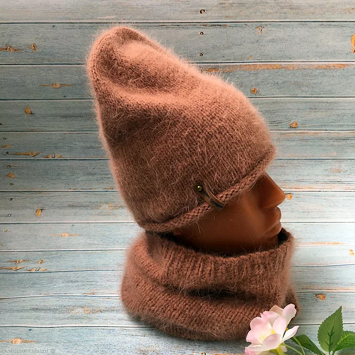 Шапка из пуха норки