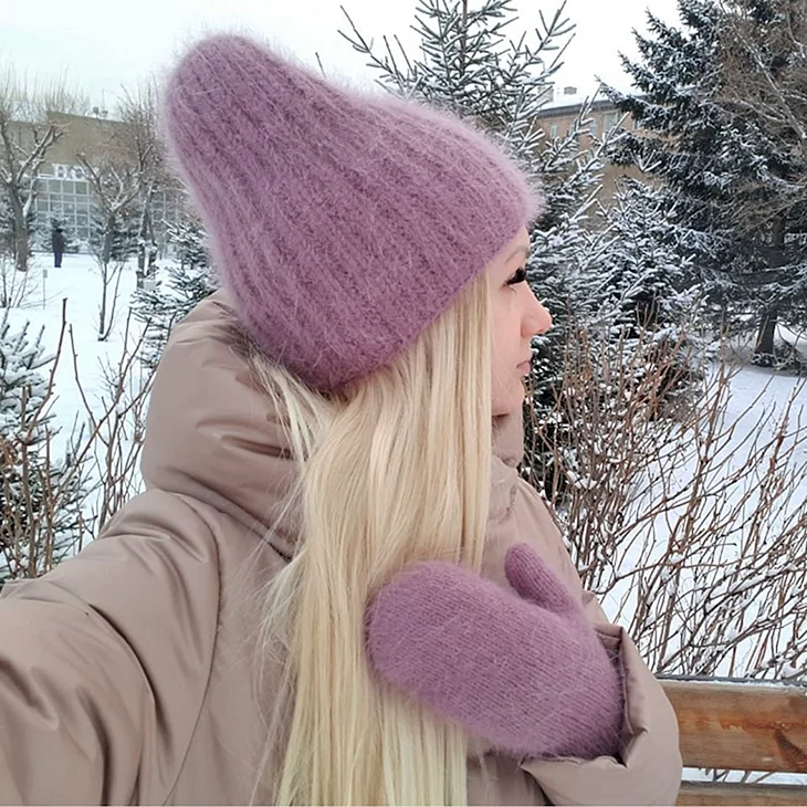 Шапка из пуха норки