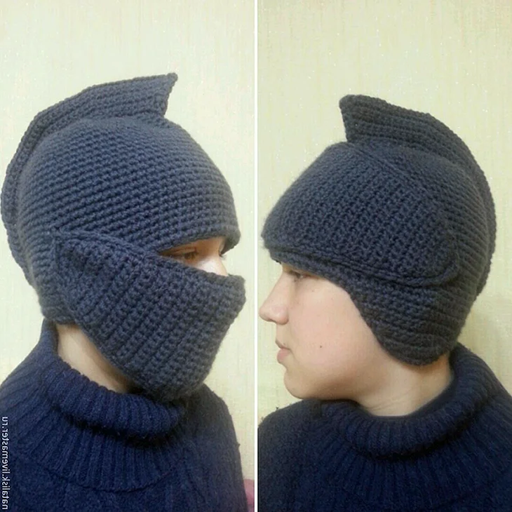 Шапка шлем с забралом
