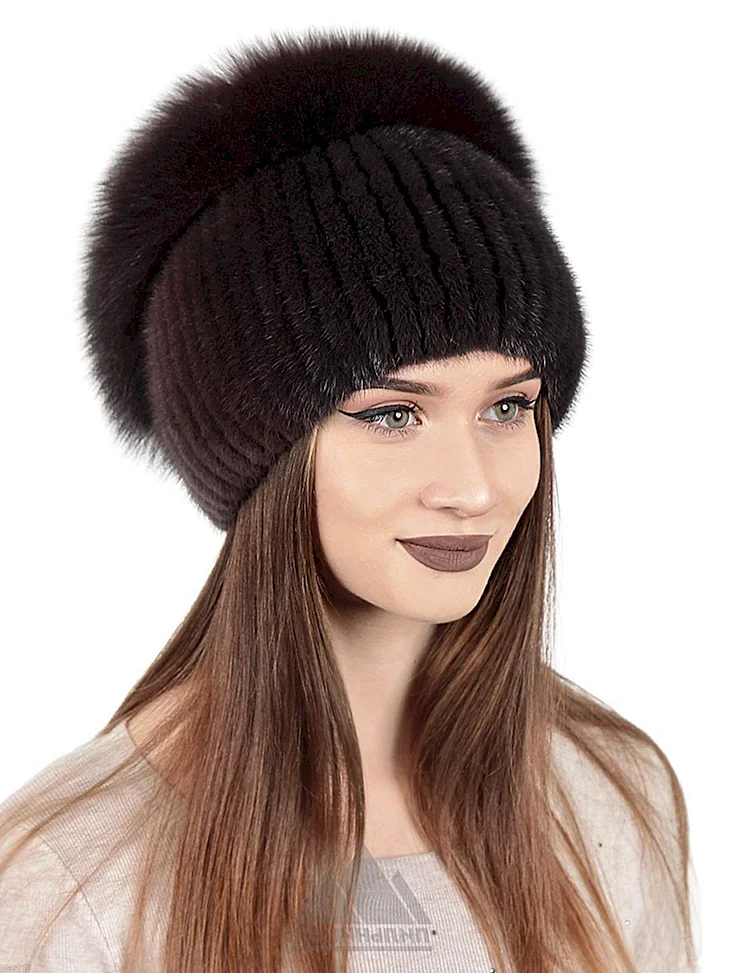 Шапка снопик из норки