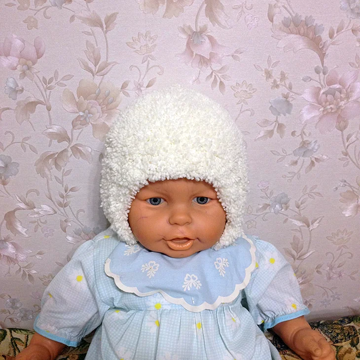 Шапочка для новорожденного Ализе Пуффи