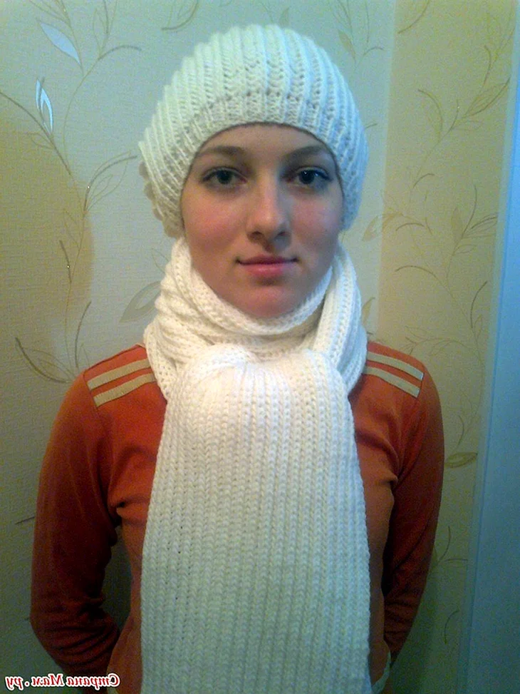 Шарф из Ализе Лана Голд
