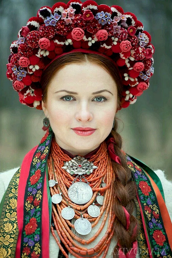 Славянские прически женские