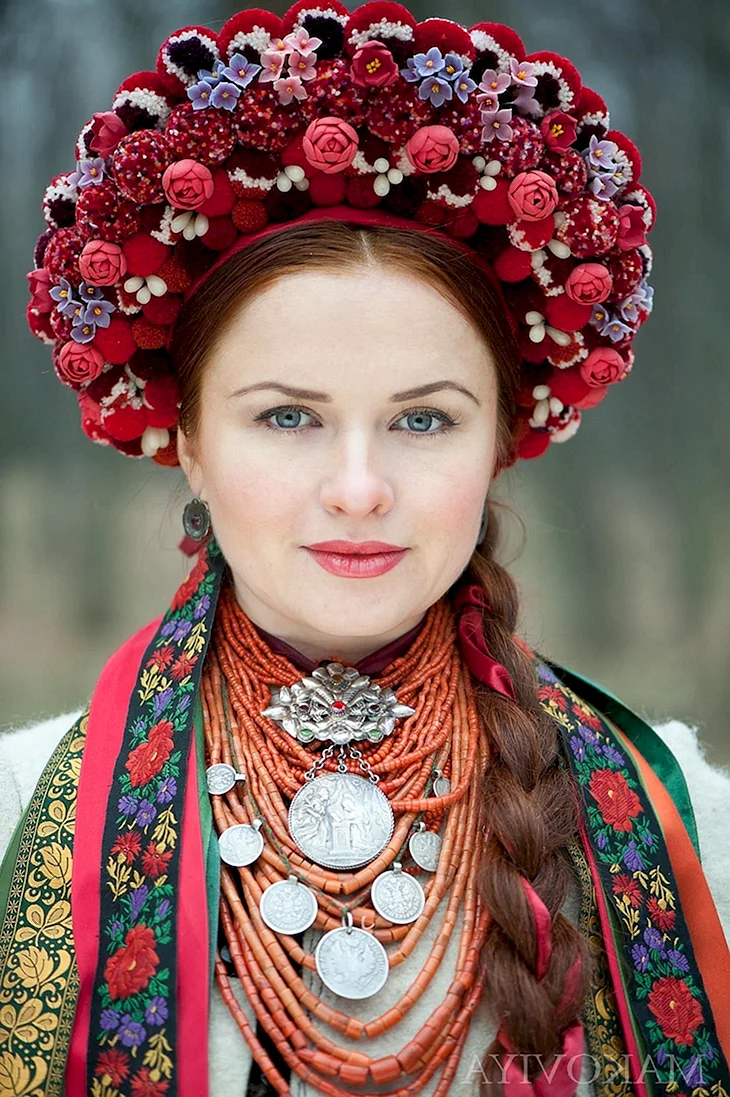 Славянские прически женские