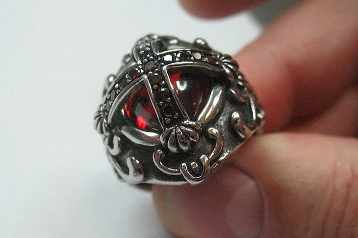 Старинные серебряные мужские перстни