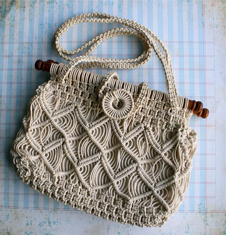 Стильные сумки макраме