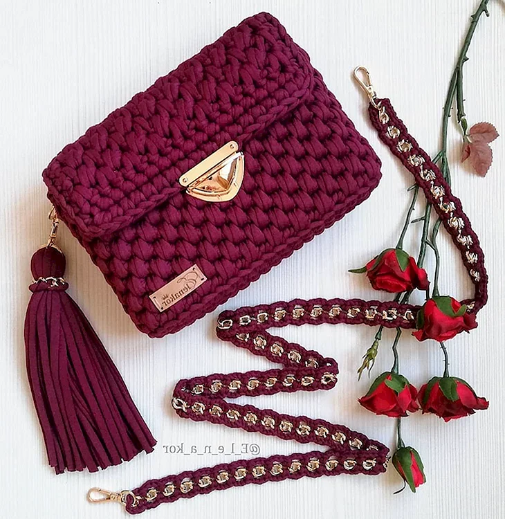 Сумка Chanel Red Crochet