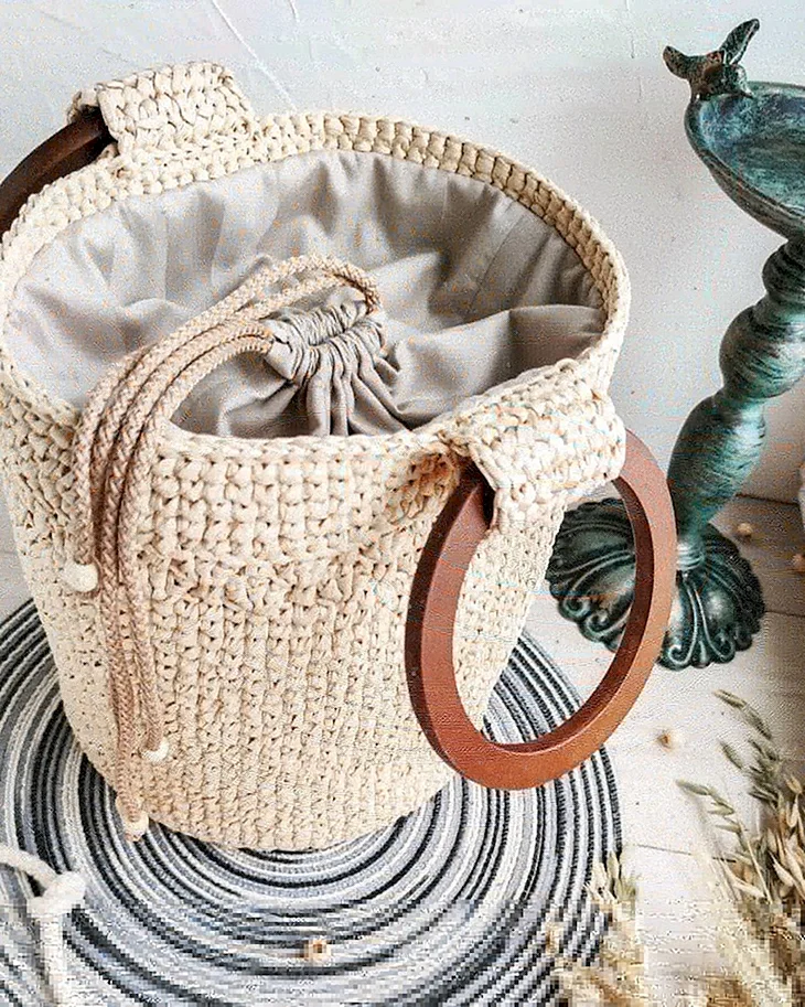 Сумка-ведро Dior Wicker