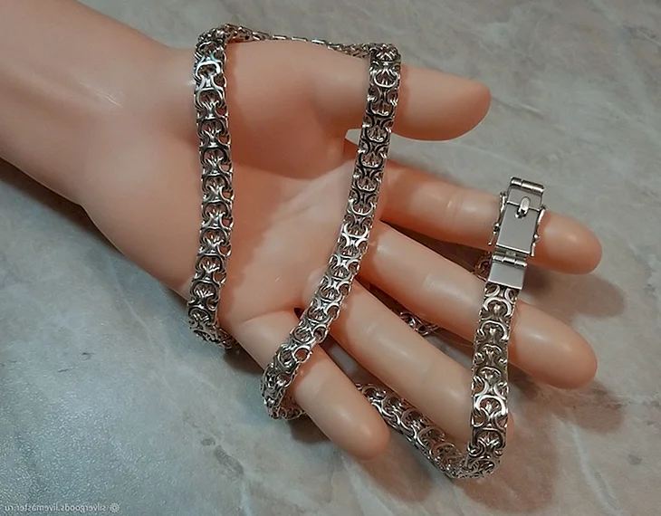 Цепь РАМЗЕС серебро