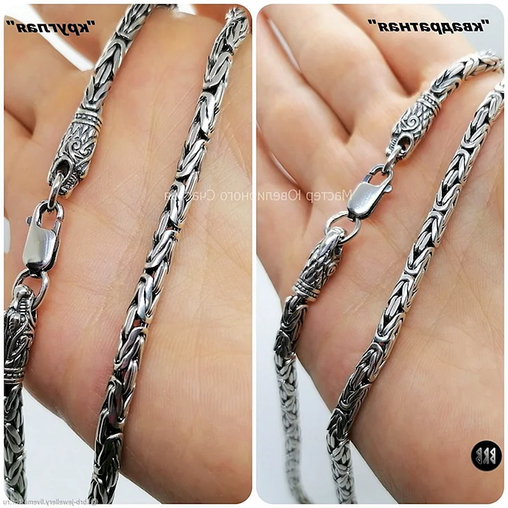 Цепочка из круглых колец