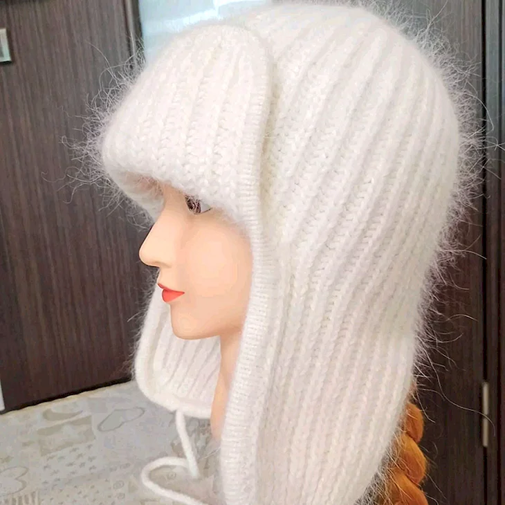 Ушанка из ангорки