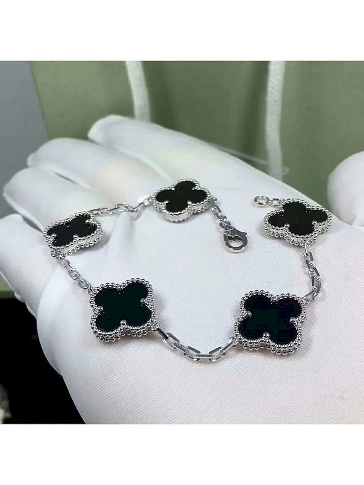Van Cleef Alhambra Onyx Bracelet