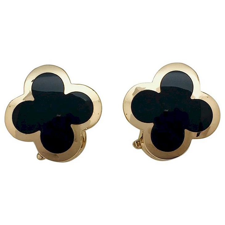 Van Cleef & Arpels серьги Pure Alhambra