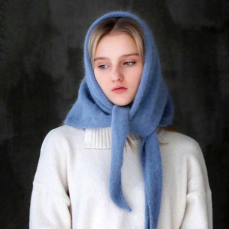 Вязаная косынка