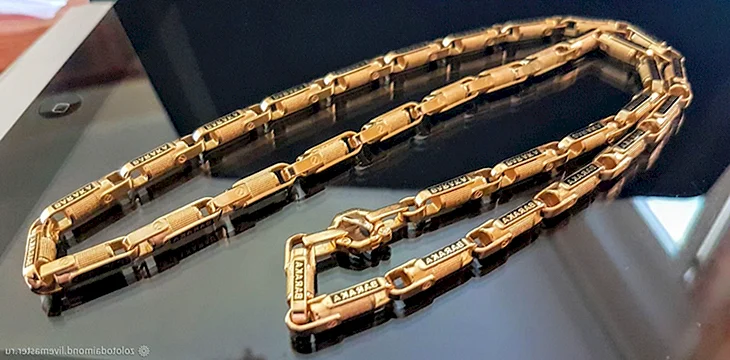 Золотые цепи Baraka Cartier