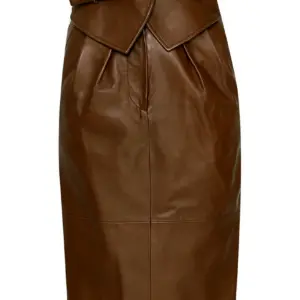 Alberta Ferretti юбка кожаная
