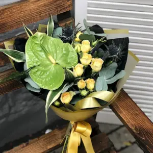 Букет с антуриумом