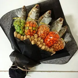 Букет с рыбой